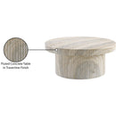  Meridian Legatto Natural Travertine Finish Concrete Indoor / Outdoor Coffee Table IMAGE 8