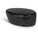  Meridian Capsule Black Aluminum Coffee Table IMAGE 1
