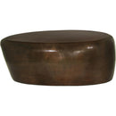  Meridian Capsule Brown Aluminum Coffee Table IMAGE 3