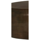  Meridian Capsule Brown Aluminum Coffee Table IMAGE 5