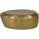  Meridian Capsule Gold Aluminum Coffee Table IMAGE 3