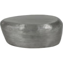  Meridian Capsule Silver Aluminum Coffee Table IMAGE 3