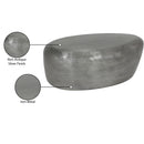  Meridian Capsule Silver Aluminum Coffee Table IMAGE 7