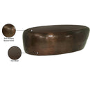  Meridian Capsule Brown Aluminum Coffee Table IMAGE 7