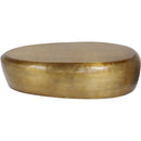  Meridian Capsule Gold Aluminum Coffee Table IMAGE 3