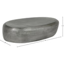  Meridian Capsule Silver Aluminum Coffee Table IMAGE 6
