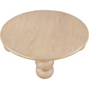  Meridian Kelvin Natural Solid Wood And Oak Veneer Coffee Table IMAGE 4