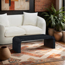  Meridian Toulon Black Oak Veneer Coffee Table IMAGE 2