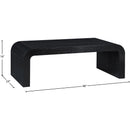  Meridian Toulon Black Oak Veneer Coffee Table IMAGE 6