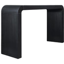  Meridian Toulon Black Oak Veneer Console Table IMAGE 4