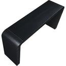  Meridian Toulon Black Oak Veneer Console Table IMAGE 5