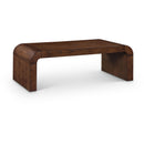  Meridian Toulon Brown Oak Veneer Coffee Table IMAGE 1