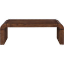  Meridian Toulon Brown Oak Veneer Coffee Table IMAGE 3
