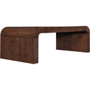  Meridian Toulon Brown Oak Veneer Coffee Table IMAGE 4