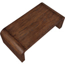  Meridian Toulon Brown Oak Veneer Coffee Table IMAGE 5