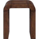  Meridian Toulon Brown Oak Veneer End / Side Table IMAGE 3