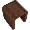  Meridian Toulon Brown Oak Veneer End / Side Table IMAGE 5