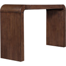  Meridian Toulon Brown Oak Veneer Console Table IMAGE 4