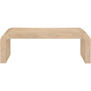  Meridian Toulon Natural Oak Veneer Coffee Table IMAGE 3
