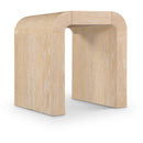  Meridian Toulon Natural Oak Veneer End / Side Table IMAGE 1