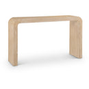  Meridian Toulon Natural Oak Veneer Console Table IMAGE 1