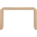  Meridian Toulon Natural Oak Veneer Console Table IMAGE 3