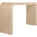  Meridian Toulon Natural Oak Veneer Console Table IMAGE 4