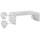 Meridian Toulon White Oak Veneer Coffee Table IMAGE 7