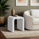  Meridian Toulon White Oak Veneer End / Side Table IMAGE 2
