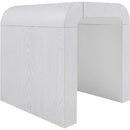  Meridian Toulon White Oak Veneer End / Side Table IMAGE 4