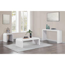  Meridian Toulon White Oak Veneer End / Side Table IMAGE 8