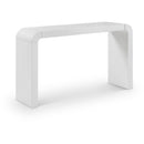  Meridian Toulon White Oak Veneer Console Table IMAGE 1