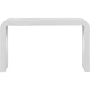  Meridian Toulon White Oak Veneer Console Table IMAGE 3