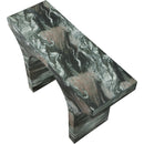  Meridian Pomezia Green Marble Finish Console Table IMAGE 6