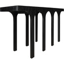  Meridian Westfield Black Solid Wood And Oak Veneer Console Table IMAGE 4