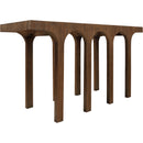  Meridian Westfield Brown Solid Wood And Oak Veneer Console Table IMAGE 4