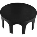  Meridian Westfield Black Solid Wood And Oak Veneer Coffee Table IMAGE 5