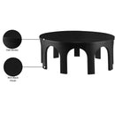  Meridian Westfield Black Solid Wood And Oak Veneer Coffee Table IMAGE 7