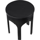  Meridian Westfield Black Solid Wood And Oak Veneer End / Side Table IMAGE 5