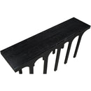  Meridian Westfield Black Solid Wood And Oak Veneer Console Table IMAGE 5