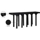  Meridian Westfield Black Solid Wood And Oak Veneer Console Table IMAGE 7