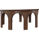  Meridian Westfield Brown Solid Wood And Oak Veneer Coffee Table IMAGE 3