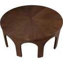  Meridian Westfield Brown Solid Wood And Oak Veneer Coffee Table IMAGE 5