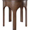  Meridian Westfield Brown Solid Wood And Oak Veneer End / Side Table IMAGE 3