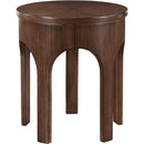  Meridian Westfield Brown Solid Wood And Oak Veneer End / Side Table IMAGE 4