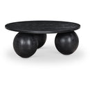  Meridian Fitch Black Oak Veneer Coffee Table IMAGE 1