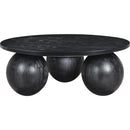  Meridian Fitch Black Oak Veneer Coffee Table IMAGE 3