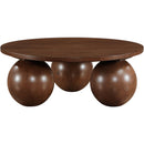  Meridian Fitch Brown Oak Veneer Coffee Table IMAGE 3
