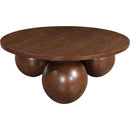  Meridian Fitch Brown Oak Veneer Coffee Table IMAGE 4