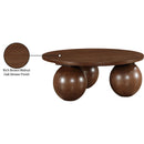  Meridian Fitch Brown Oak Veneer Coffee Table IMAGE 7